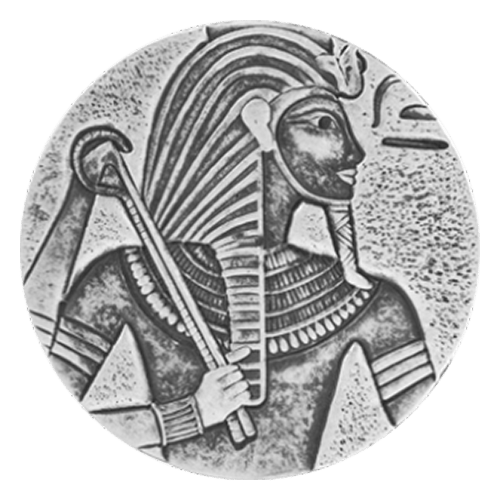 Pièce 5 onces d'argent Roi Tut 2016 | Série Vestiges égyptiens