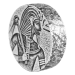 Pièce 5 onces d'argent Roi Tut 2016 | Série Vestiges égyptiens
