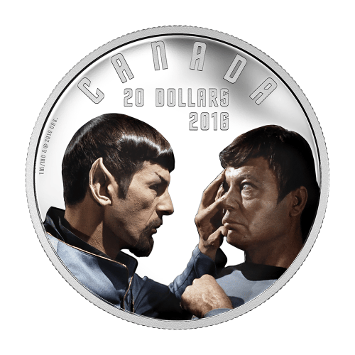 Pièce 1 once d'argent Épreuve numismatique Miroir, Miroir | Scènes emblématiques de Star Trek™ 2016