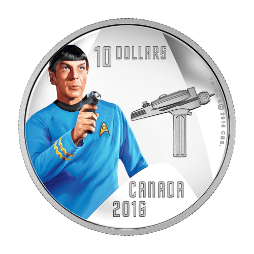 1/2 oz 2016 Star Trek™: Spock Silver Proof Coin | Royal Canadian Mint