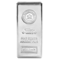 100 oz Silver Bars