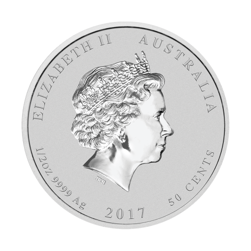 Pièce 1/2 once d'argent Lunaire Année du Coq 2017 | Monnaie de Perth