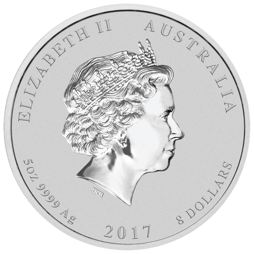 Pièce 5 onces d'argent Lunaire Année du Coq 2017 | Monnaie de Perth