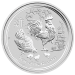 Pièce 10 onces d'argent Lunaire Année du Coq 2017 | Monnaie de Perth