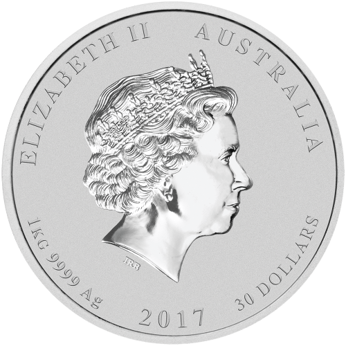 Pièce 1 kilo d'argent Année lunaire du Coq 2017 | Monnaie de Perth