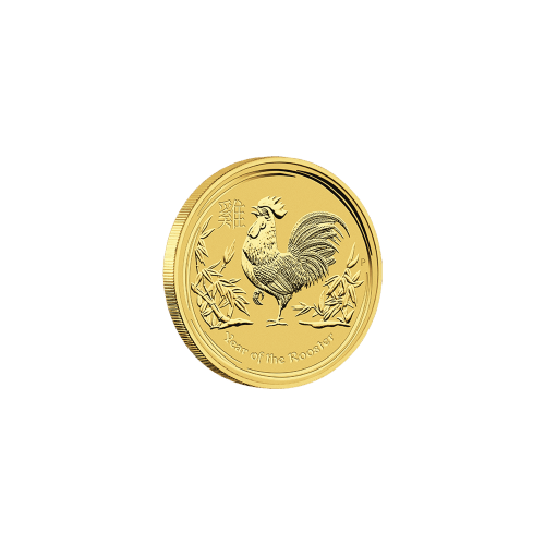 1/20 oz 2017 Lunar Year of the Rooster Gold Coin | Perth Mint