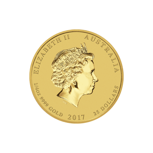 1/4 oz 2017 Lunar Year of the Rooster Gold Coin | Perth Mint