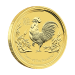 1/2 oz 2017 Lunar Year of the Rooster Gold Coin | Perth Mint