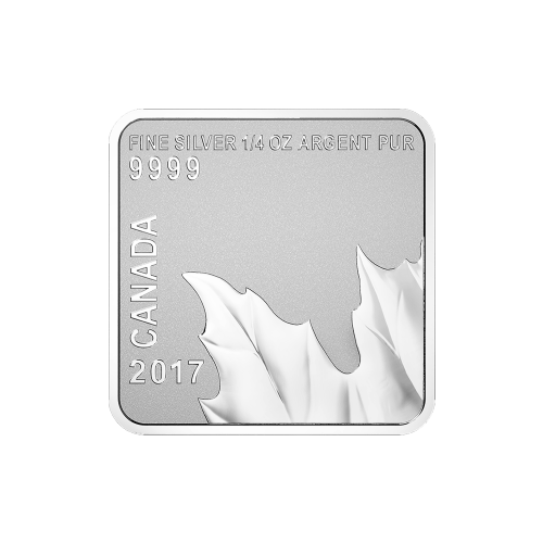 Set of 4 x 1/4 oz 2017 Maple Leaf Quartet Silver Coins | Royal Canadian Mint