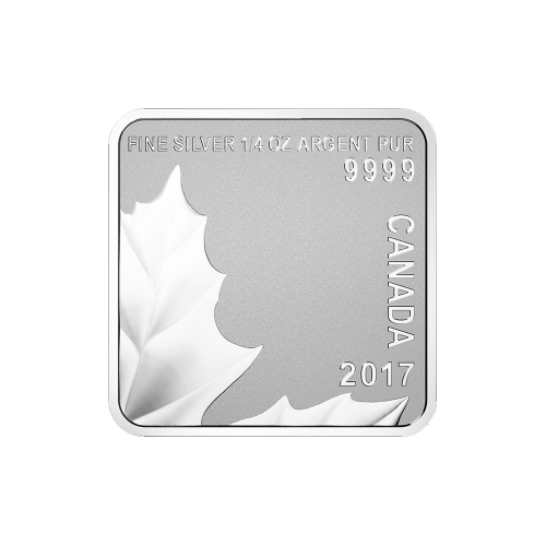 Set of 4 x 1/4 oz 2017 Maple Leaf Quartet Silver Coins | Royal Canadian Mint