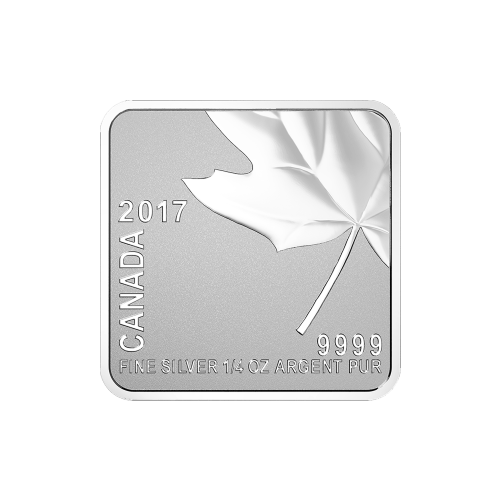 Set of 4 x 1/4 oz 2017 Maple Leaf Quartet Silver Coins | Royal Canadian Mint
