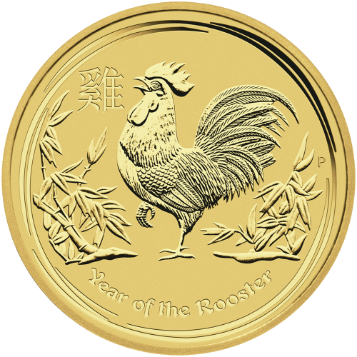 10 oz 2017 Lunar Year of the Rooster Gold Coin | Perth Mint