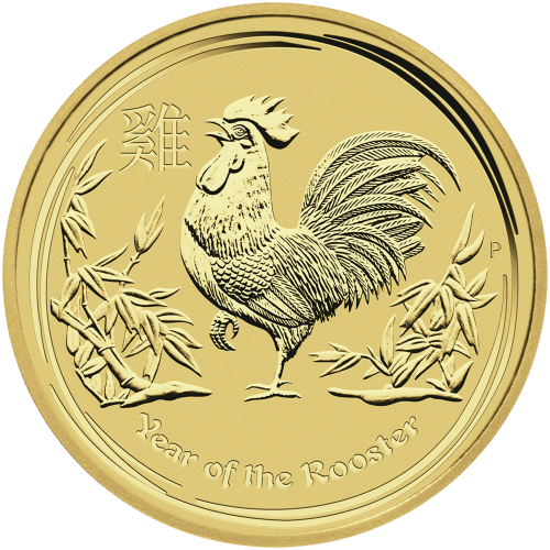 1 kilo 2017 Lunar Year of the Rooster Gold Coin | Perth Mint