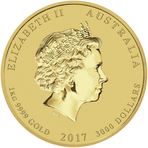 1 kilo 2017 Lunar Year of the Rooster Gold Coin | Perth Mint