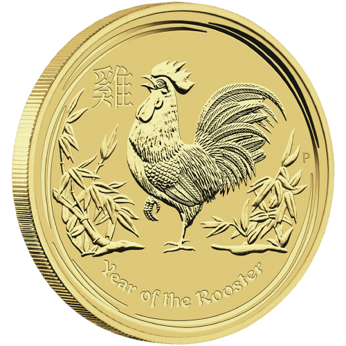 1 kilo 2017 Lunar Year of the Rooster Gold Coin | Perth Mint