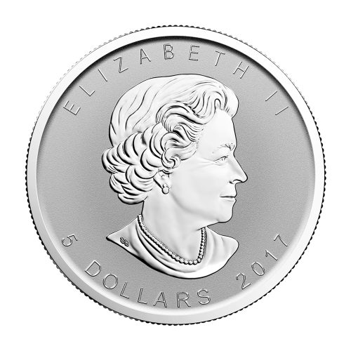 1 oz 2017 Canadian Maple Leaf Growling Cougar Privy Reverse Proof Silver Coin | Royal Canadian Mint