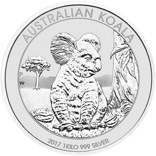 1 kilo 2017 Australian Koala Silver Coin | Perth Mint | Silver
