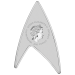Pièce 1 once d'argent Épreuve numismatique Star Trek 50e anniversaire de Delta 2016 | Monnaie de Perth