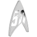 Pièce 1 once d'argent Épreuve numismatique Star Trek 50e anniversaire de Delta 2016 | Monnaie de Perth