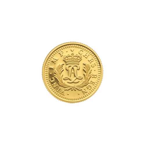 Pièce en or Épreuve numismatique Louis D'Or Mirliton de 2006 1/20 once