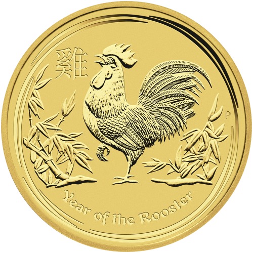 Pièce 2 onces en or Lunaire Année du Coq 2017 | Monnaie de Perth