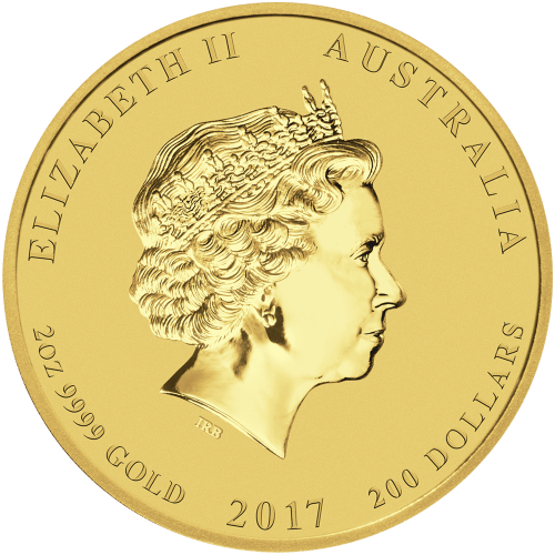 Pièce 2 onces en or Lunaire Année du Coq 2017 | Monnaie de Perth