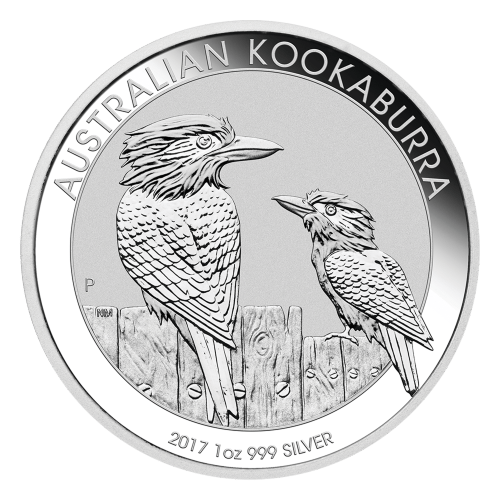 Pièce 1 once d'argent Kookaburra australien 2017 | Monnaie de Perth