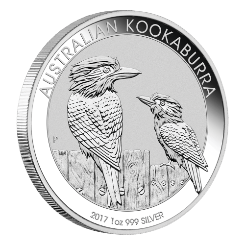 Pièce 1 once d'argent Kookaburra australien 2017 | Monnaie de Perth
