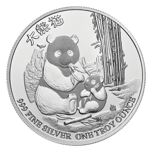 1 oz 2017 Niue Silver Gold Bull Exclusive Panda Silver Coin