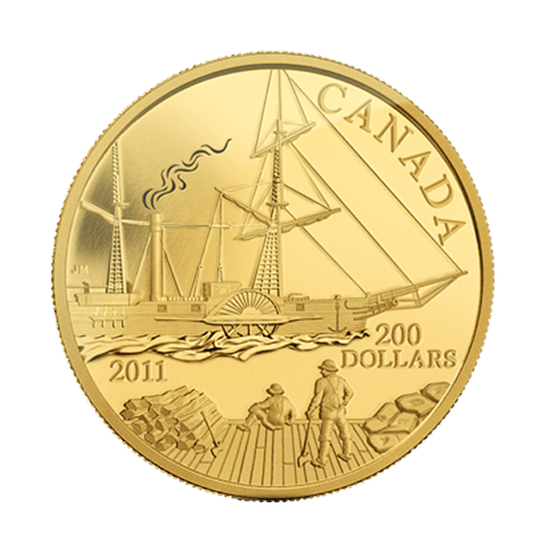 2011 S.S. Beaver Gold Proof Coin
