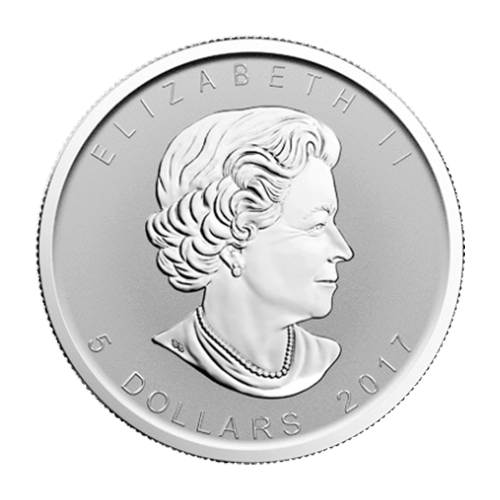 Pièce 1 once d'argent Épreuve numismatique inverse Feuille d'érable canadienne Marque d'atelier Année du Coq 2017