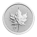 Pièce 1 once d'argent Épreuve numismatique inverse Feuille d'érable canadienne Marque d'atelier Année du Coq 2017