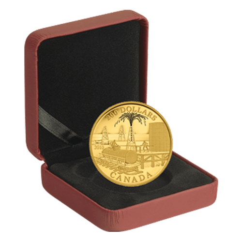 Commerce historique 22 carats MRC 2010 1/2 once | Pièce d'or Épreuve numismatique Industrie du pétrole