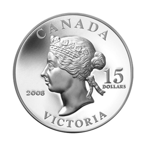 Ensemble de cinq vignettes de pièces d'argent épreuve numismatique Royauté