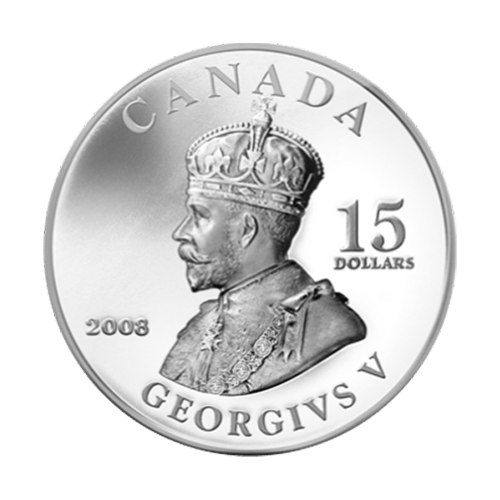 Ensemble de cinq vignettes de pièces d'argent épreuve numismatique Royauté