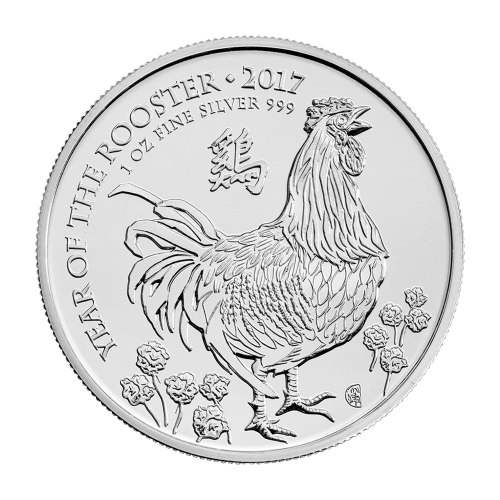 1 oz 2017 Lunar Year of the Rooster Silver Coin | The Royal Mint