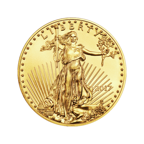 Pièce 1/2 once d'or Aigle américain 2017 | Monnaie des États-Unis
