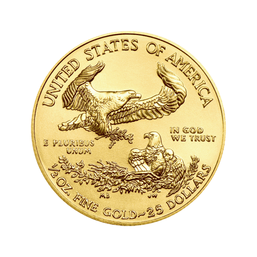 Pièce 1/2 once d'or Aigle américain 2017 | Monnaie des États-Unis