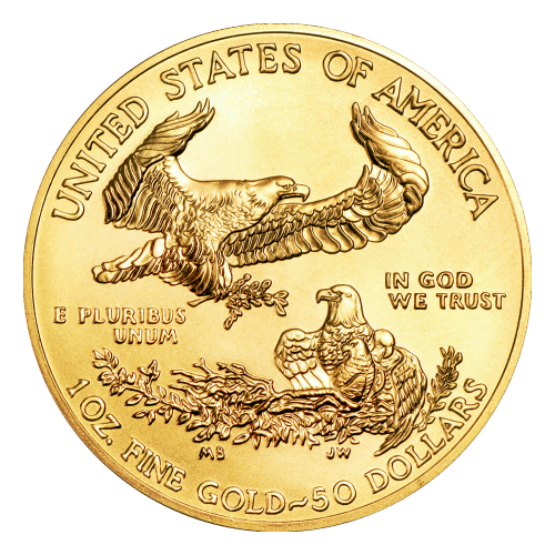 Pièce 1 once d'or Aigle américain 2017 | Monnaie des États-Unis