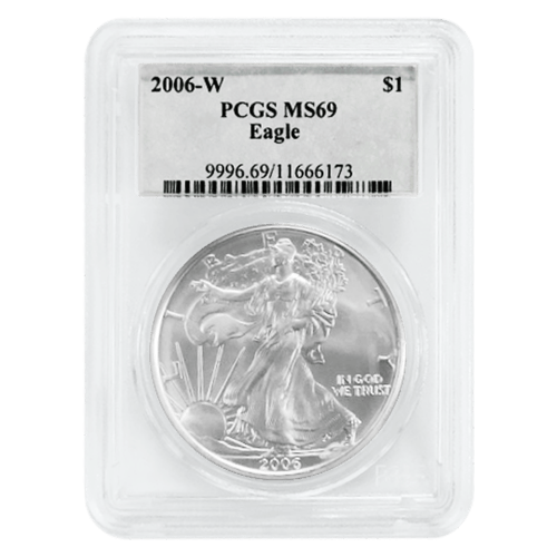 1 oz 2008 American Eagle NGC MS69 Early Releases Silver Coin | United States Mint