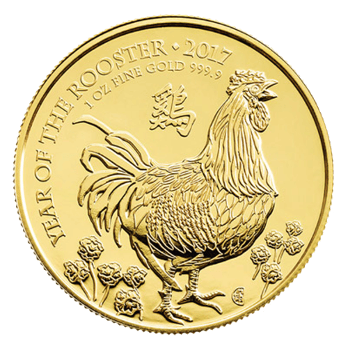 1 oz 2017 Lunar Year of the Rooster Gold Coin | The Royal Mint