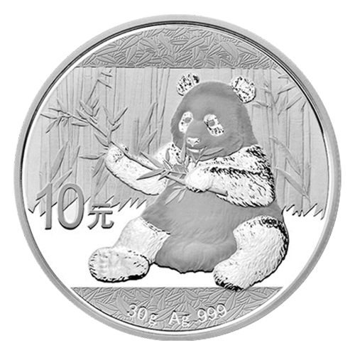 Pièce 30 grammes d'argent Panda chinois 2017 | Monnaie chinoise