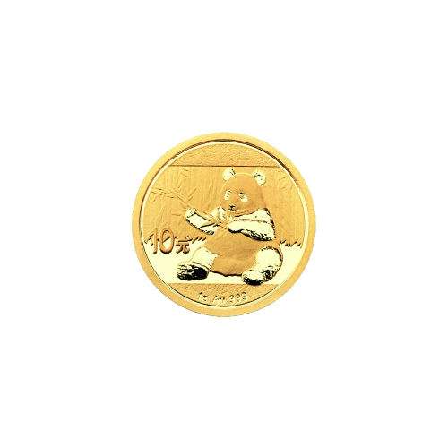 Pièce d'or Panda Chine 2017 1 gramme