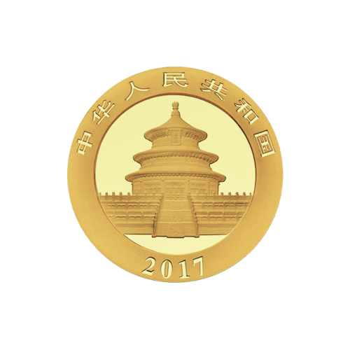 8 gram 2017 Chinese Panda Gold Coin | Chinese Mint
