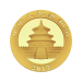 Pièce 15 grammes d'or Panda Chine 2017