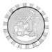 1 oz Prospector Stackable Silver Round | Silvertowne Mint