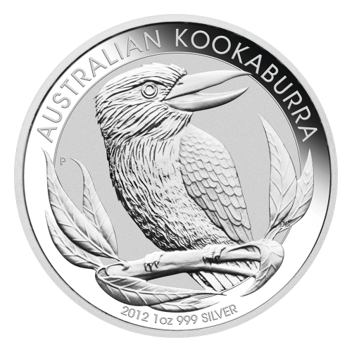 Pièce 1 once d'argent Kookaburra australien 2012 | Monnaie de Perth