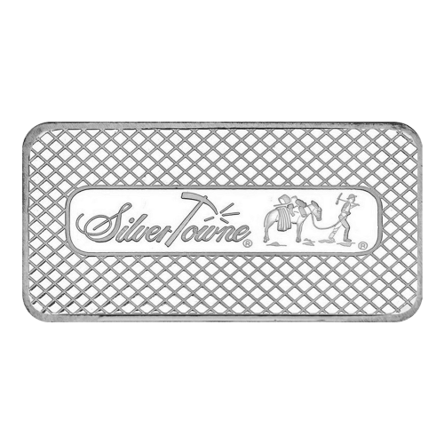 純銀　文鎮　SILBER1000 10 oz Prospector Silver Bar | Silvertowne Mint | Silver Gold Bull US