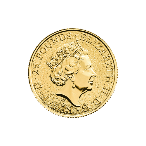 1/4 oz 2017 Queen's Beasts Griffin of Edward III Gold Coin | The Royal Mint