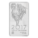 Lingot 10 onces d'argent Lunaire Année du Coq | Elemetal Mint